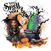 I PUT A SPELL ON YOU - WITCH AFRICAN BROWN  HAIR