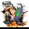 I PUT A SPELL ON YOU - WITCH BLONDE HAIR HALLOWEEN