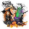 I PUT A SPELL ON YOU - WITCH RED HAIR HALLOWEEN