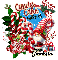 Shakela - Gnome Candy Cane Wishes Christmas Peppermint Santa