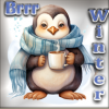 Penguin Sticker -Brrr Winter