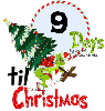 9 Days till Christmas Grinch Countdown