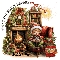 Katerina - Twas the Night before Christmas Boy Elf Hot Cocoa Fireplace