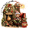 Shakela - Twas the Night before Christmas Boy Elf Hot Cocoa Fireplace