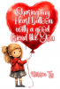 Sharing my heart balloon - by Robbie