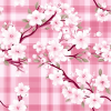 Pink Sakura Flower Background