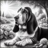 Basset Hound Dog (AI by Kappy)