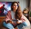 Woman Playing Video Games