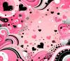 Pink/ black Background