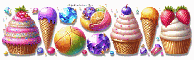 Ice cream cup Summer Dividers